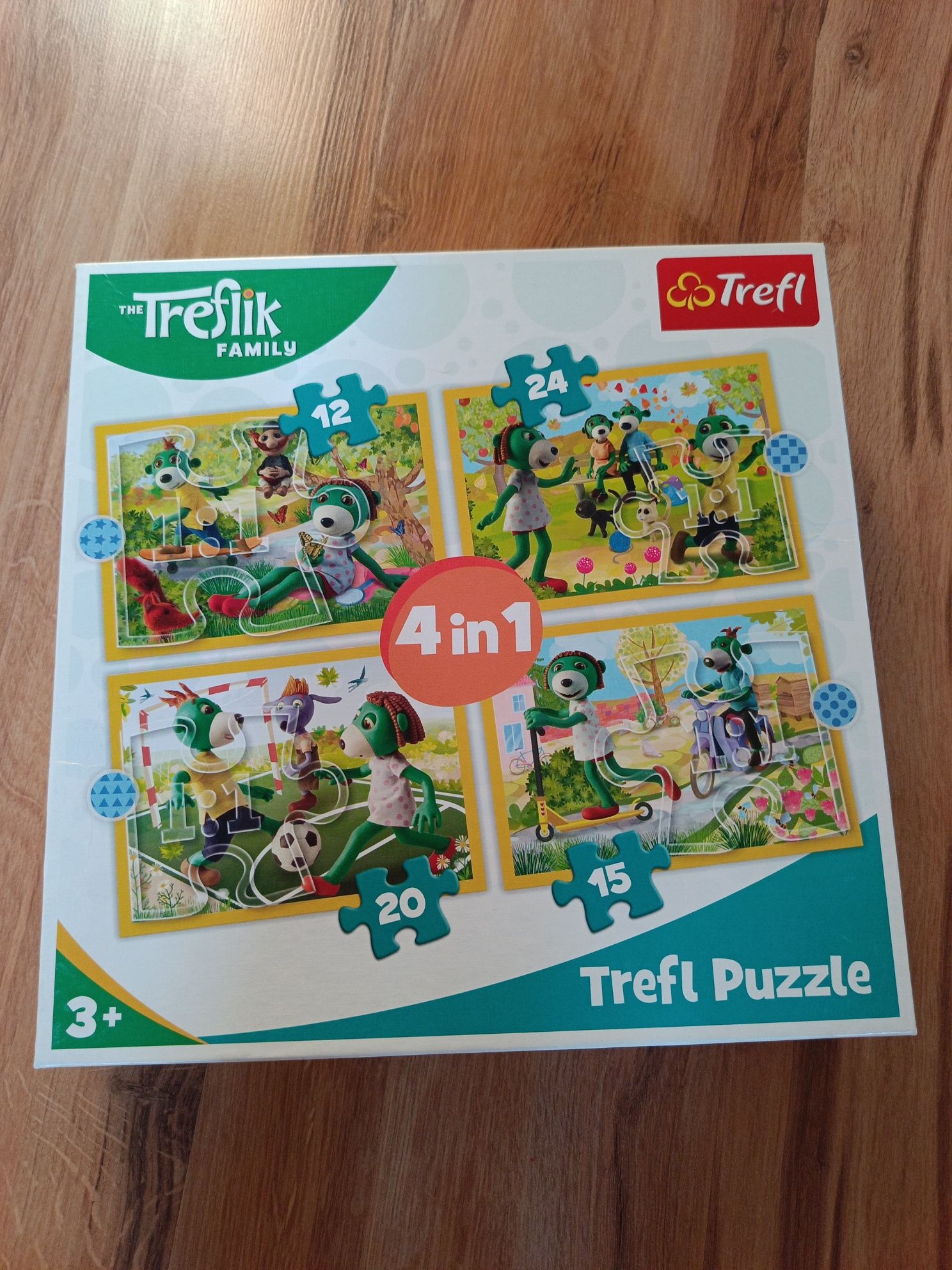 Puzzle zestaw trefliki strażak sam komplet puzzli