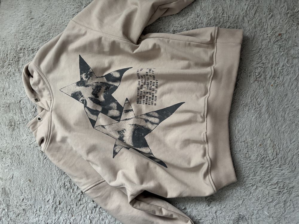 100% bawełna bluza admor s SCREAMING STARS HEAVY HOODIE (TAUPE)
