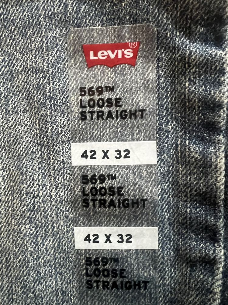 Levi's 569 W42 L32 męskie NOWE