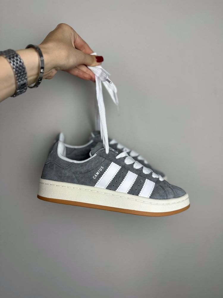 Адідас Кампус сірі Adidas Campus 00s Grey White