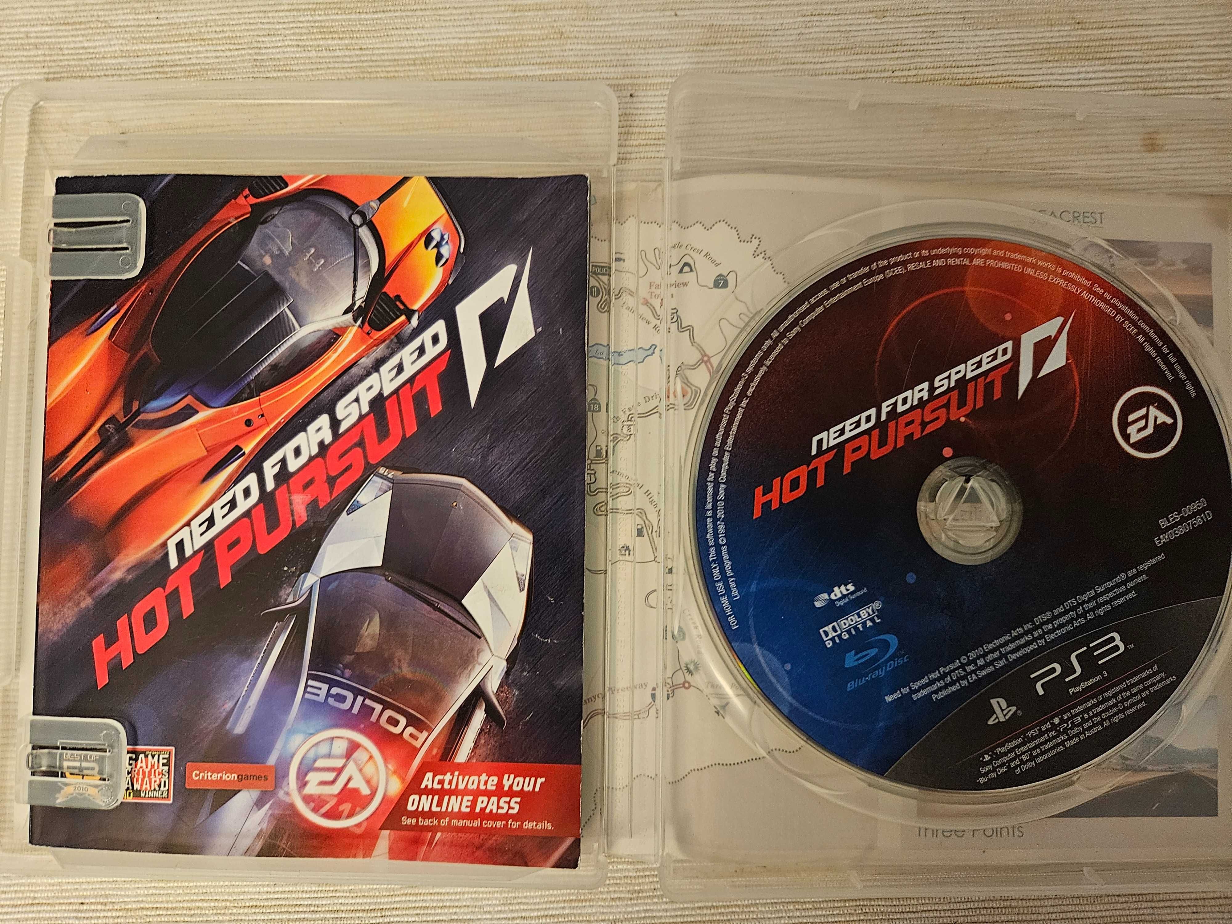 Need for Speed: Hot Pursuit PL PS3 + instrukcja PL