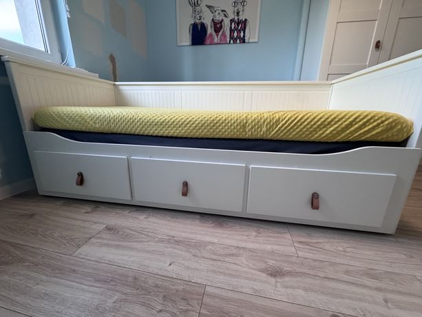 IKEA HEMNES – łóżko drewniane 90x200
