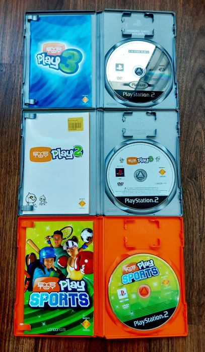 Camera e 3 Jogos Eye Toy Playstation 2 Ps2 Fat