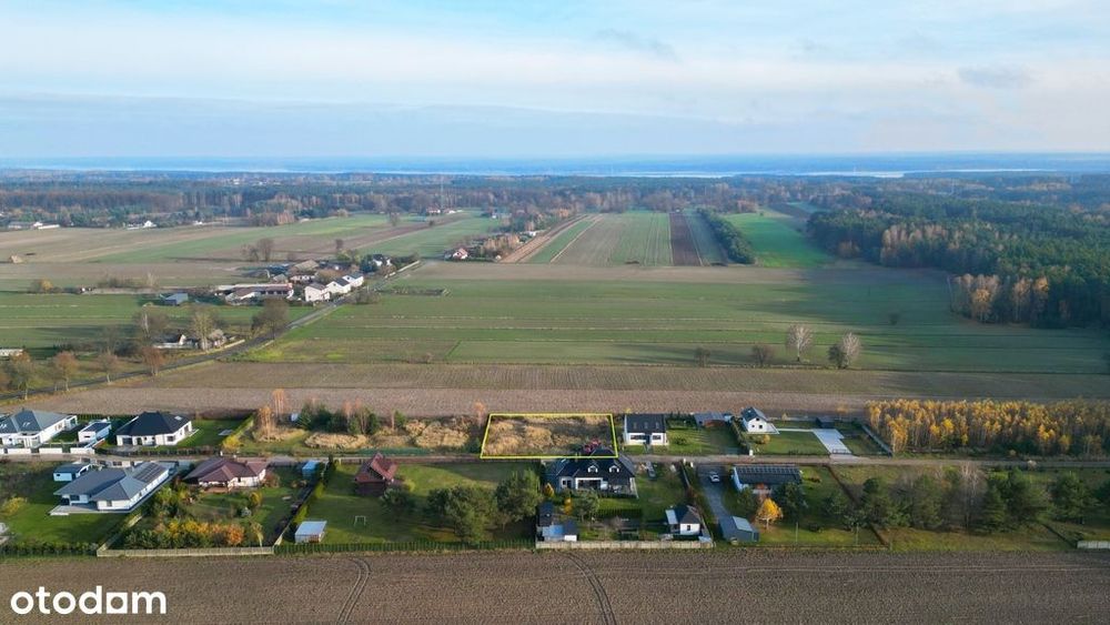 Działka 1000 m² Golesze Duże – media w działce!