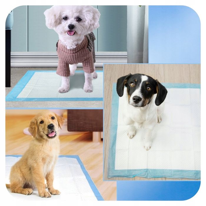 Podkłady Higieniczne Maty Dla Psa Nauka Sikania Xl 90x60 Cm Grube 50 S