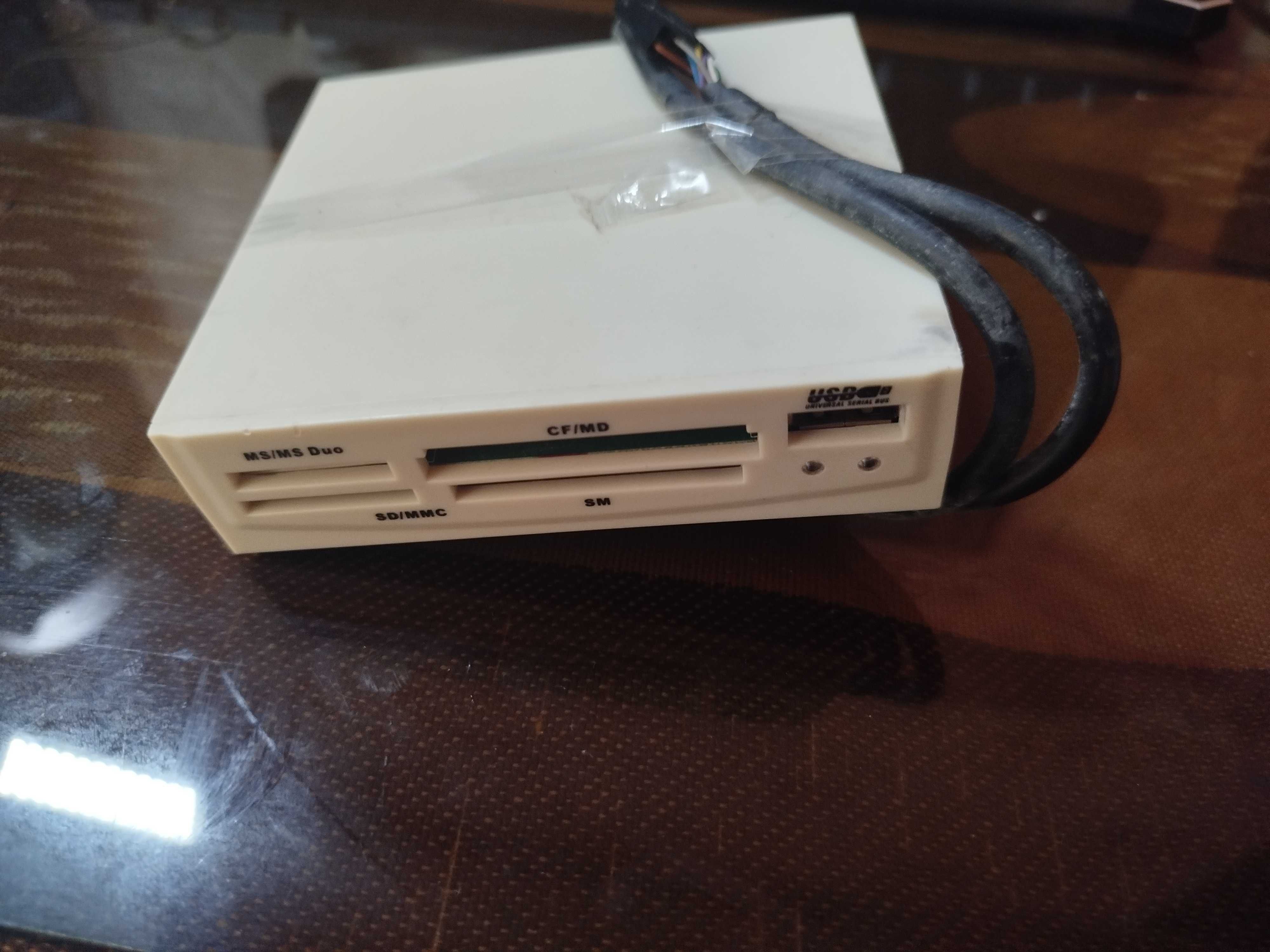 Картридер для флешек и карт памяти memory stick pro duo встраиваемый