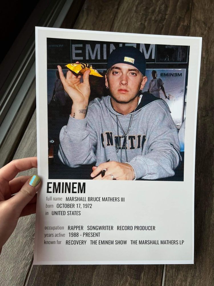 Plakat A4 kodak eminem