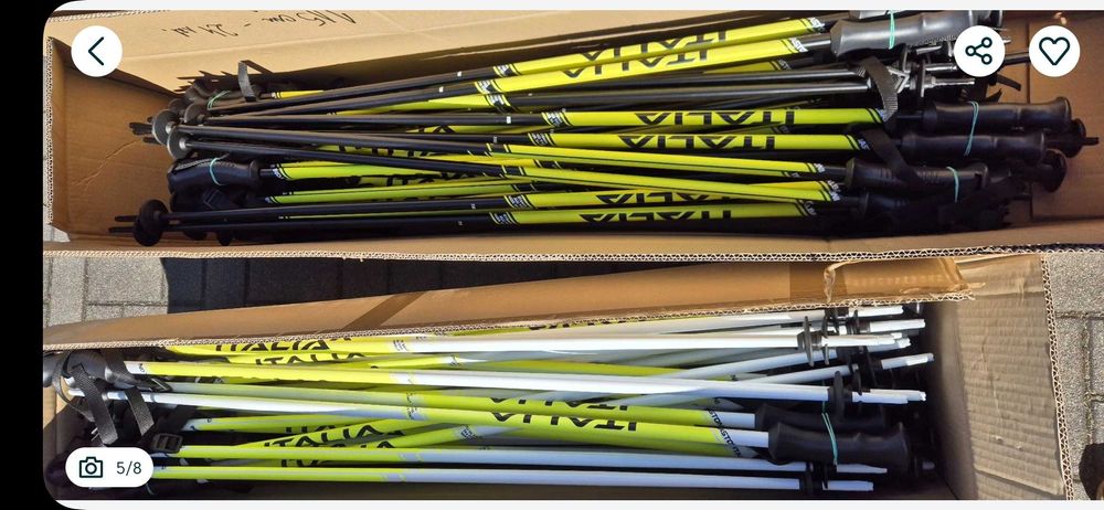 Kije narciarskie nowe okazja pakiet nowe