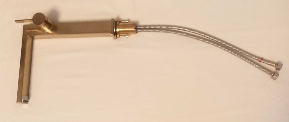 Hansgrohe Tecturis E Bateria umywalkowa wysoka brąz szczotkowany