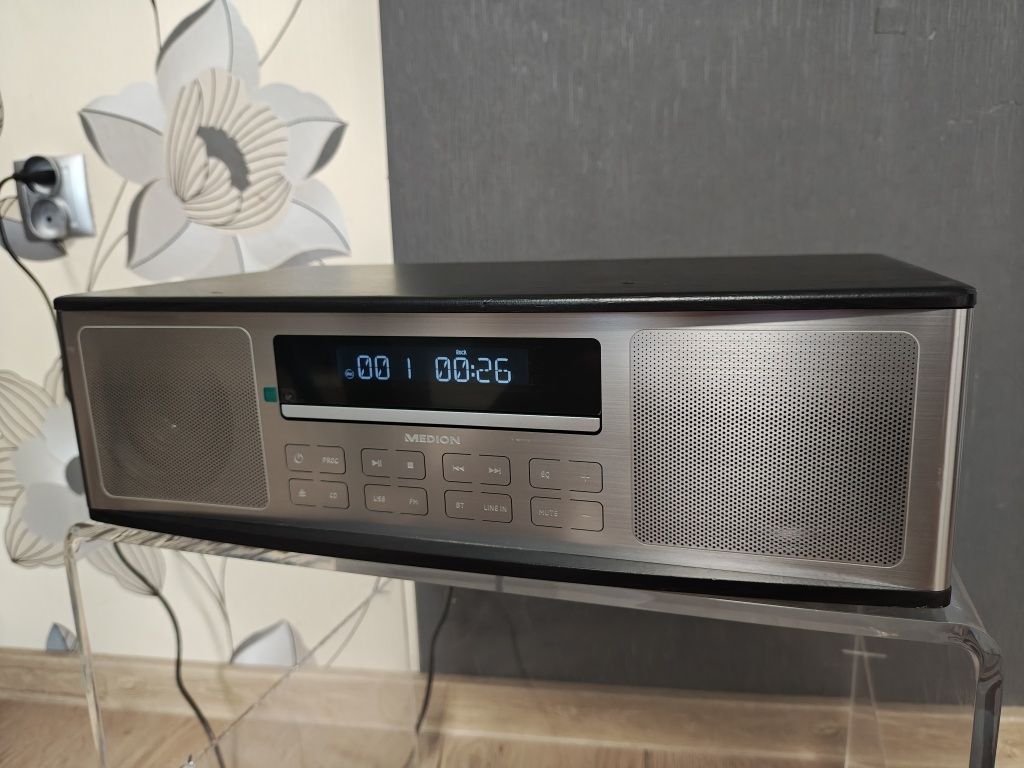 Odtwarzacz CD,Mp3,bluetooth,radio USB,słuchawkowe wejście,Line Medion
