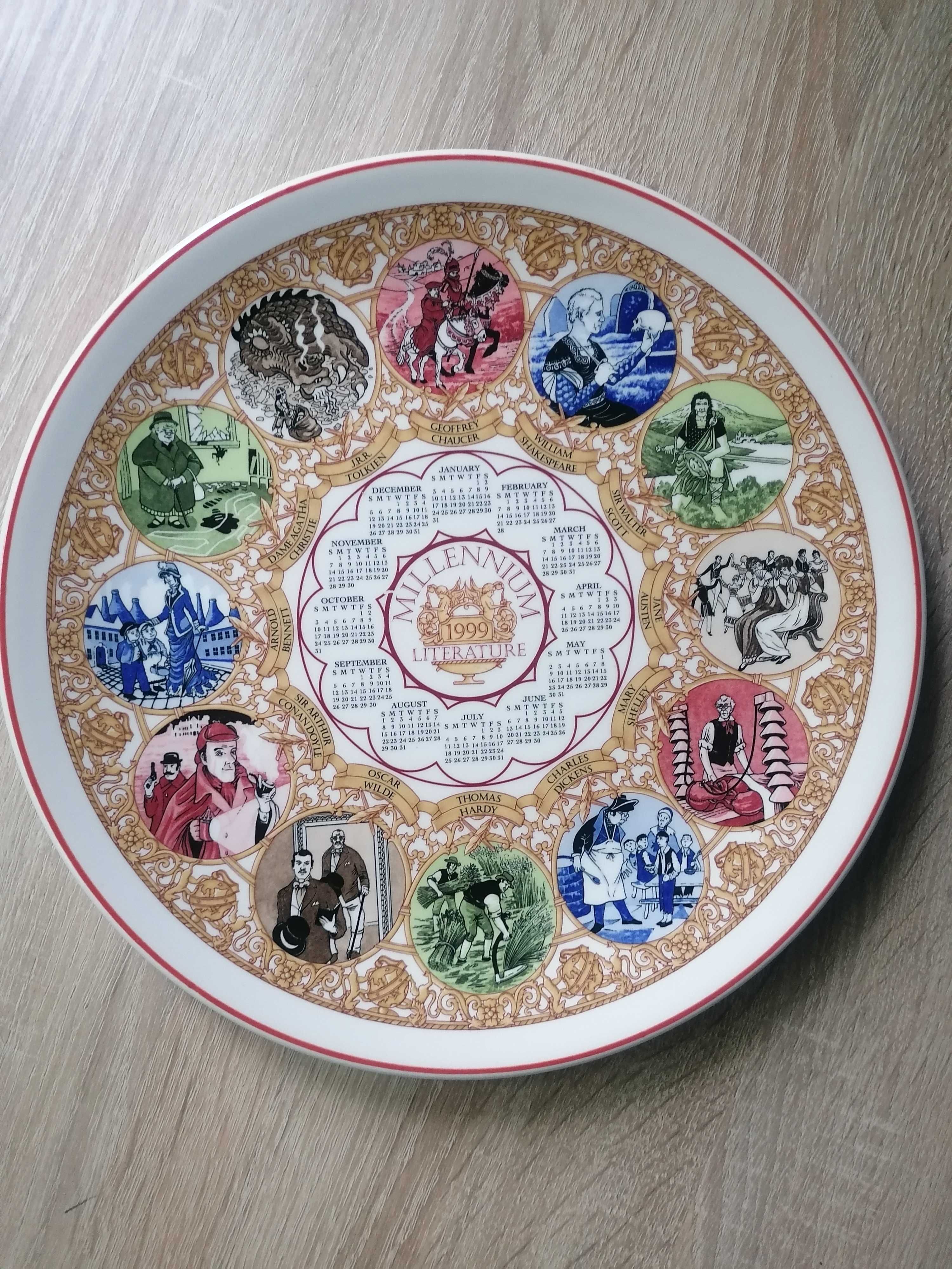 Рідкісна колекційна тарілка-календар Wedgwood Millennium, Англія