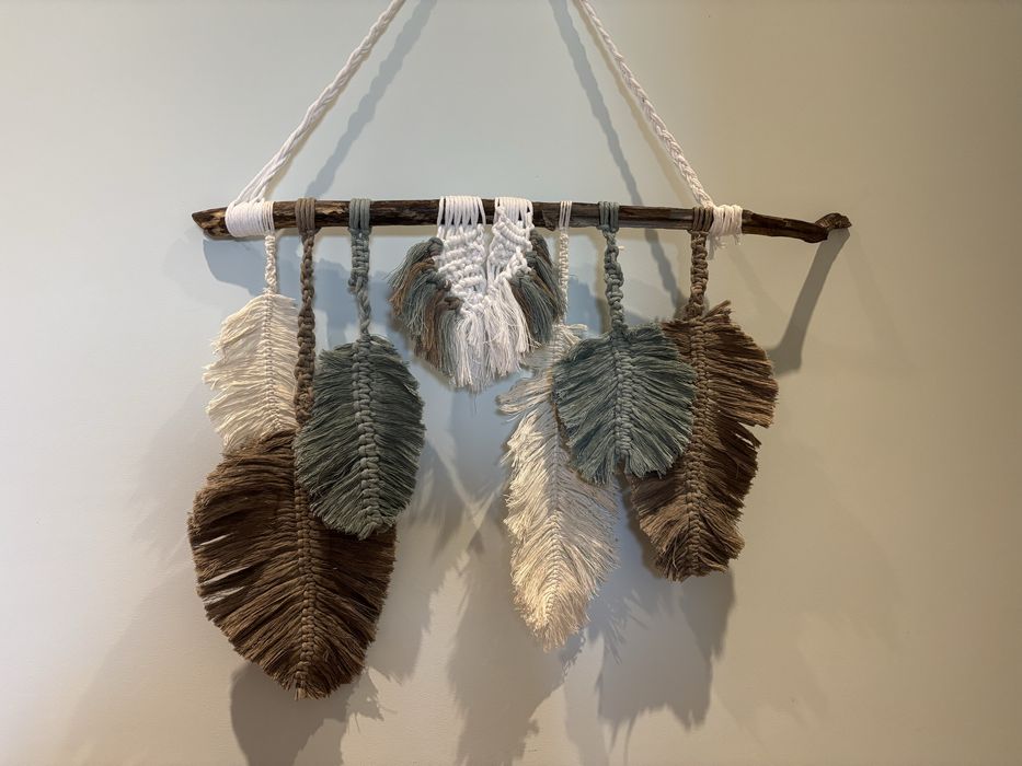 Macrame Folhas Outonais