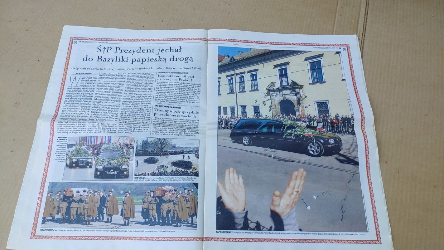 Fakt 19 kwietnia 2010 gazeta katastrofa smoleńska Lech Kaczynski