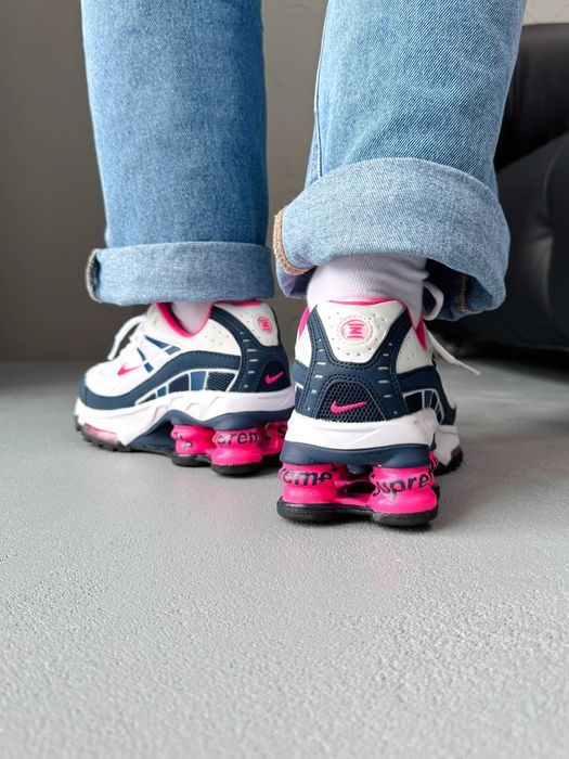!SALE! Nike Shox Ride 2 Supreme White/Blue/Pink 36 37 38 39 40 41 шокс