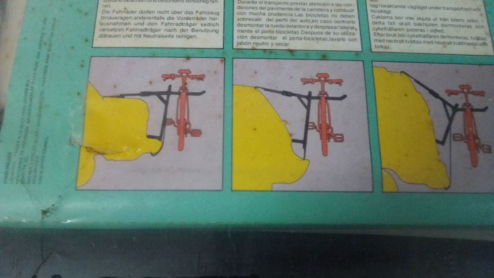 Porta bicicletas Preto para varios tipos de carros