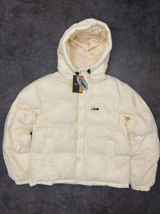 Пуховик кортез / Corteiz Bolo Puffer Jacket White