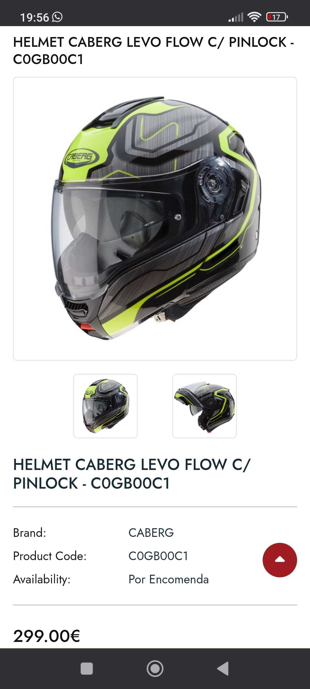 Capacete Helmet caberg