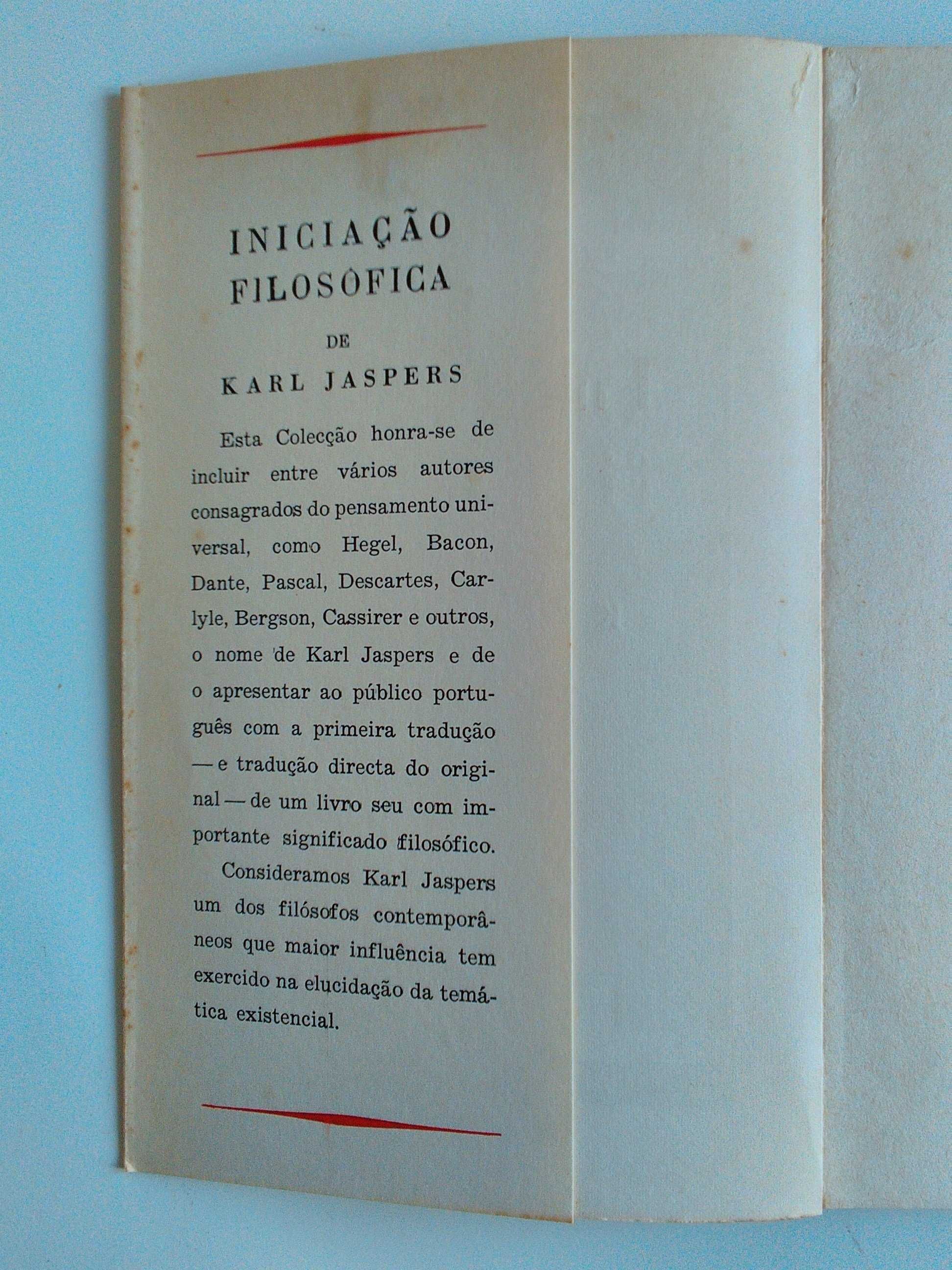 Iniciação Filosófica por Karl Jaspers (1976)