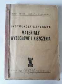 Instrukcja Saperska - materiały wybuchowe i niszczenia