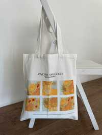 Сумка шопер тканевий з соняшниками Ван Гога / еко торба