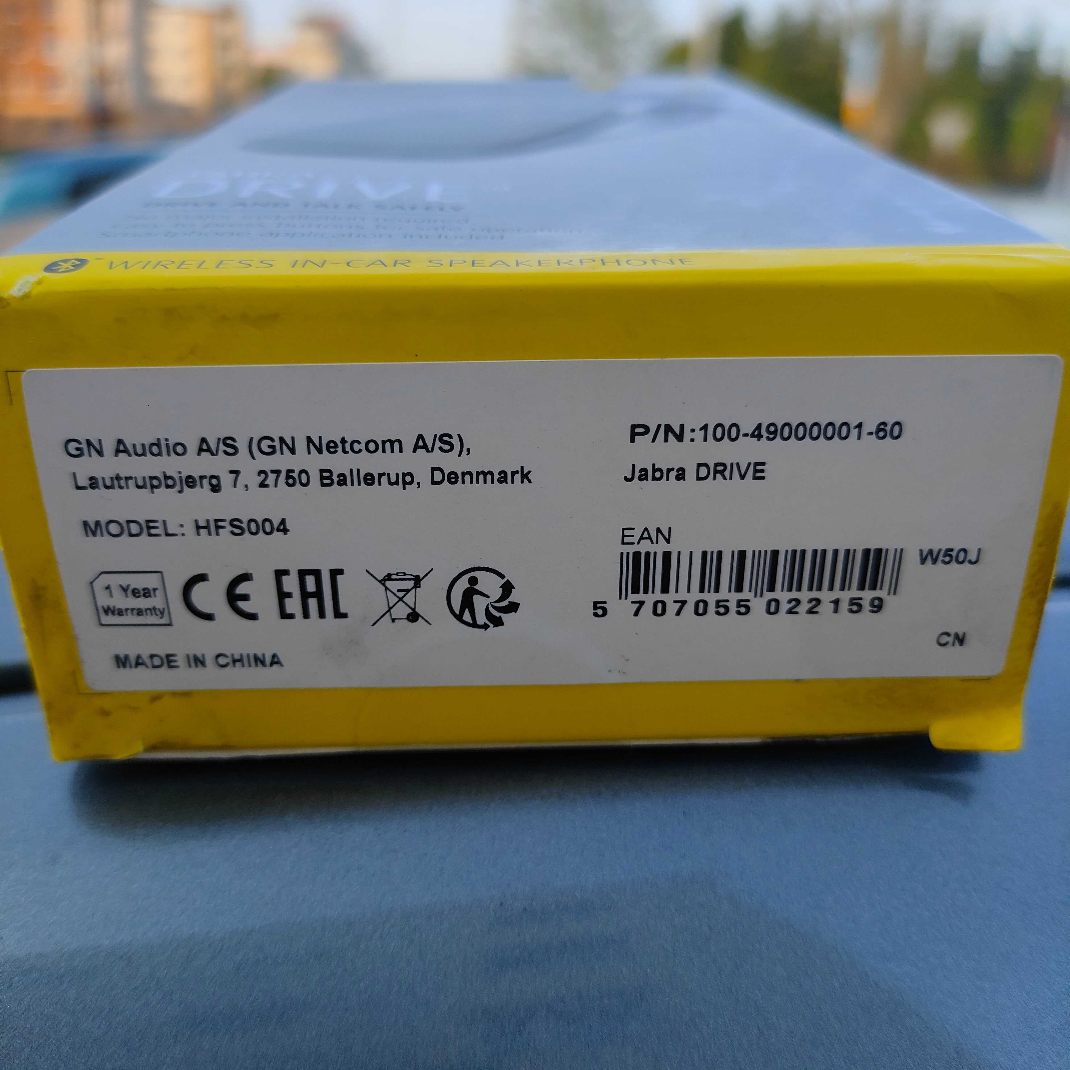 Zestaw głośnomówiący Jabra drive HFS004 [NOWY]