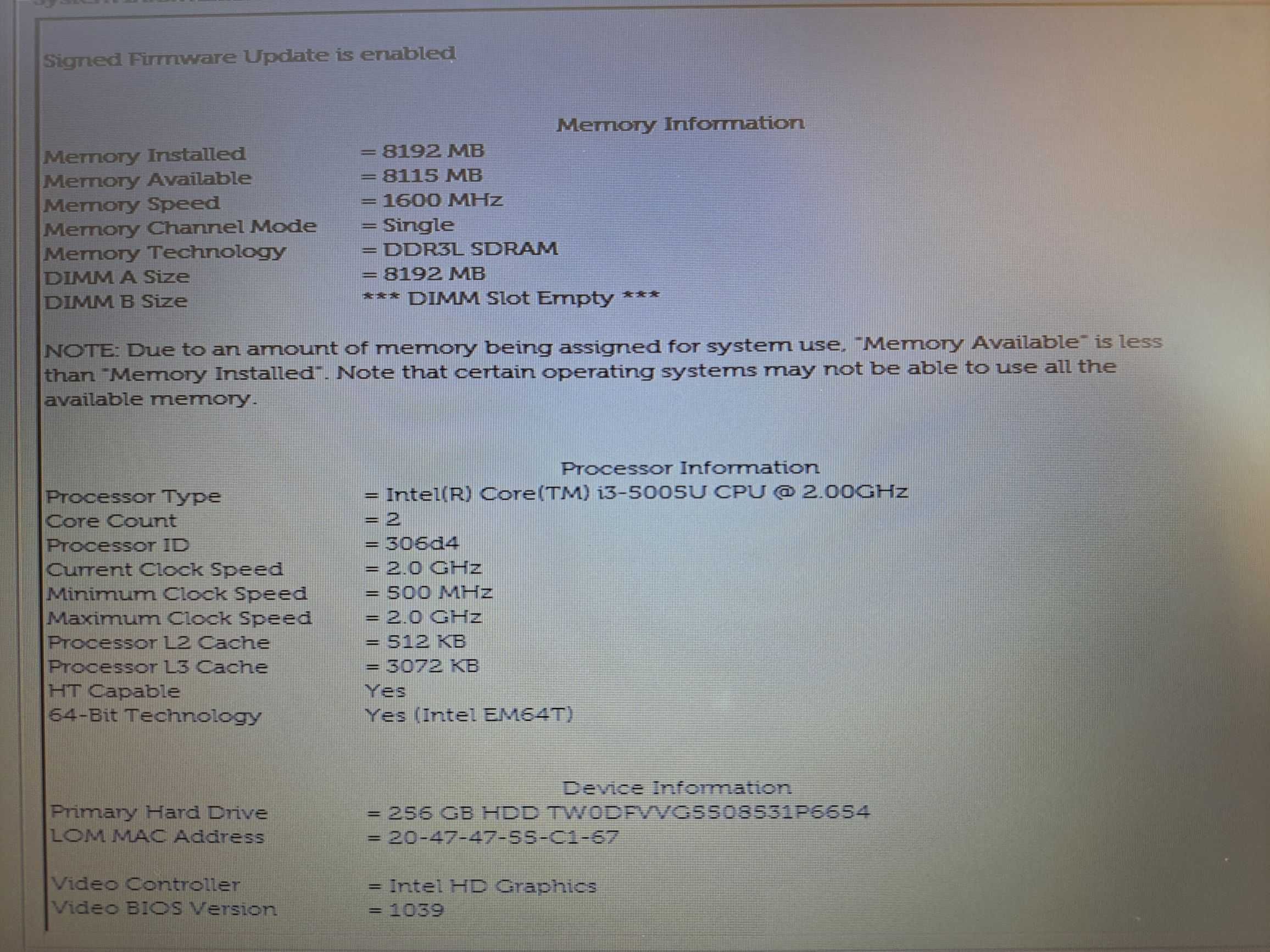 Dell Latitude 14cali lekki oszczędny 8GB / 256GB SSD zadbany