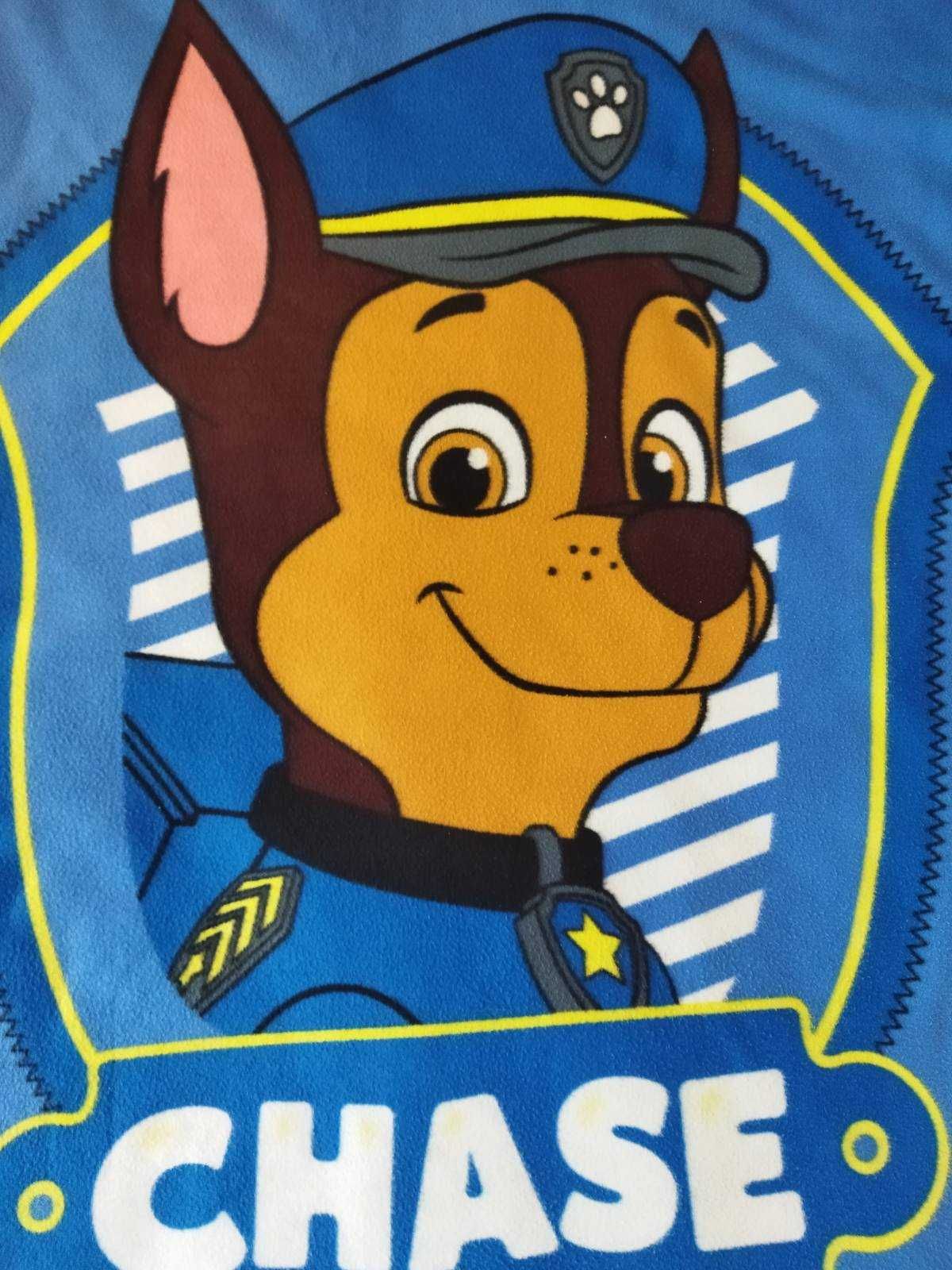 Детский флисовый плед,одеяло Щенячий патруль,Paw Patrol,Гончик,Чейз