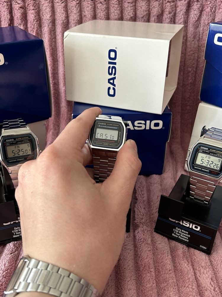 часы Casio Vintage Silver годинник оригінал