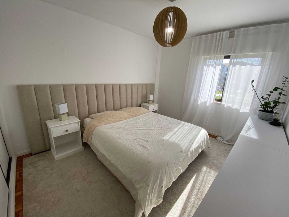 Cabeceira de cama bege 230x120 m