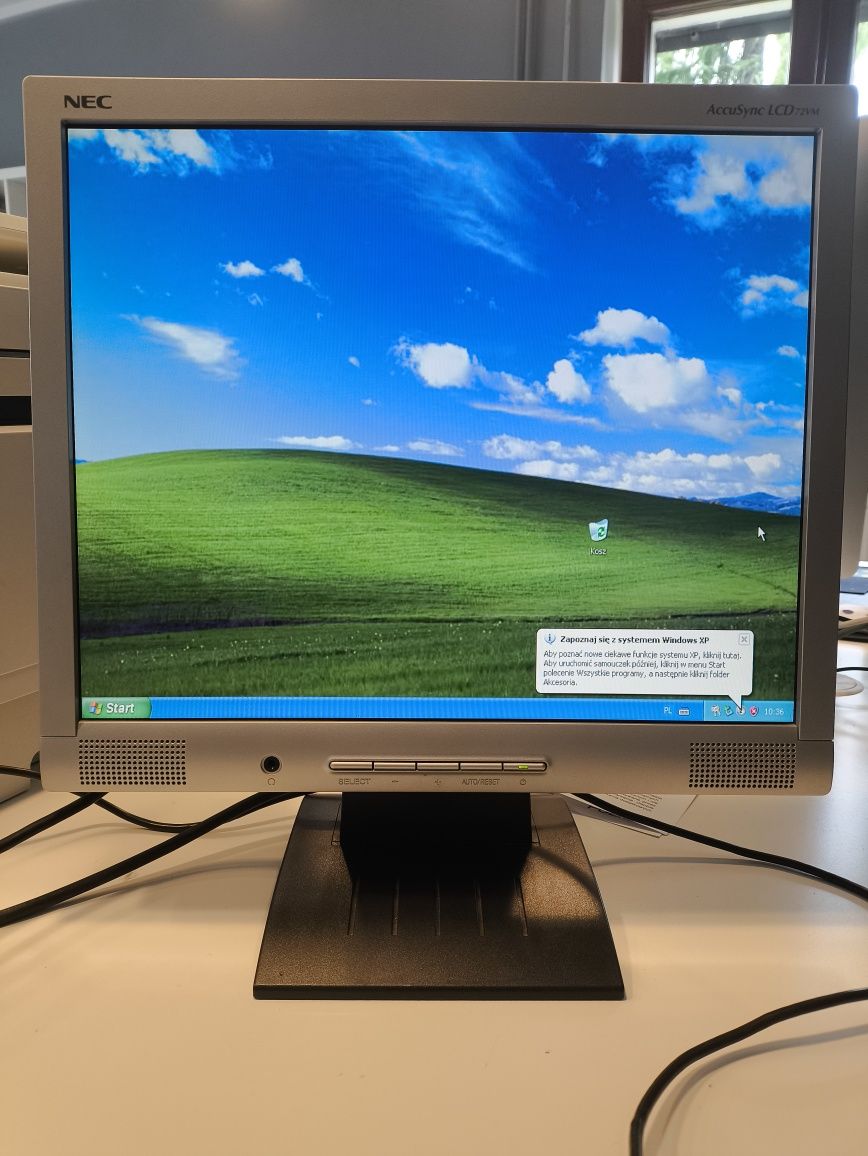 Monitor LCD NEC AccuSync LCD72VM|1280x1024 | 17'' | komplet kabli