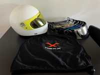 Capacete de mota Nexx X.G100 Branco (L)