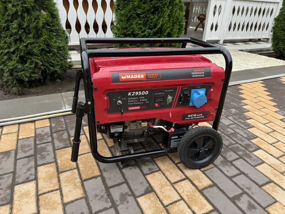 Генератор бензиновий Mader KZ9500 8,5кВт