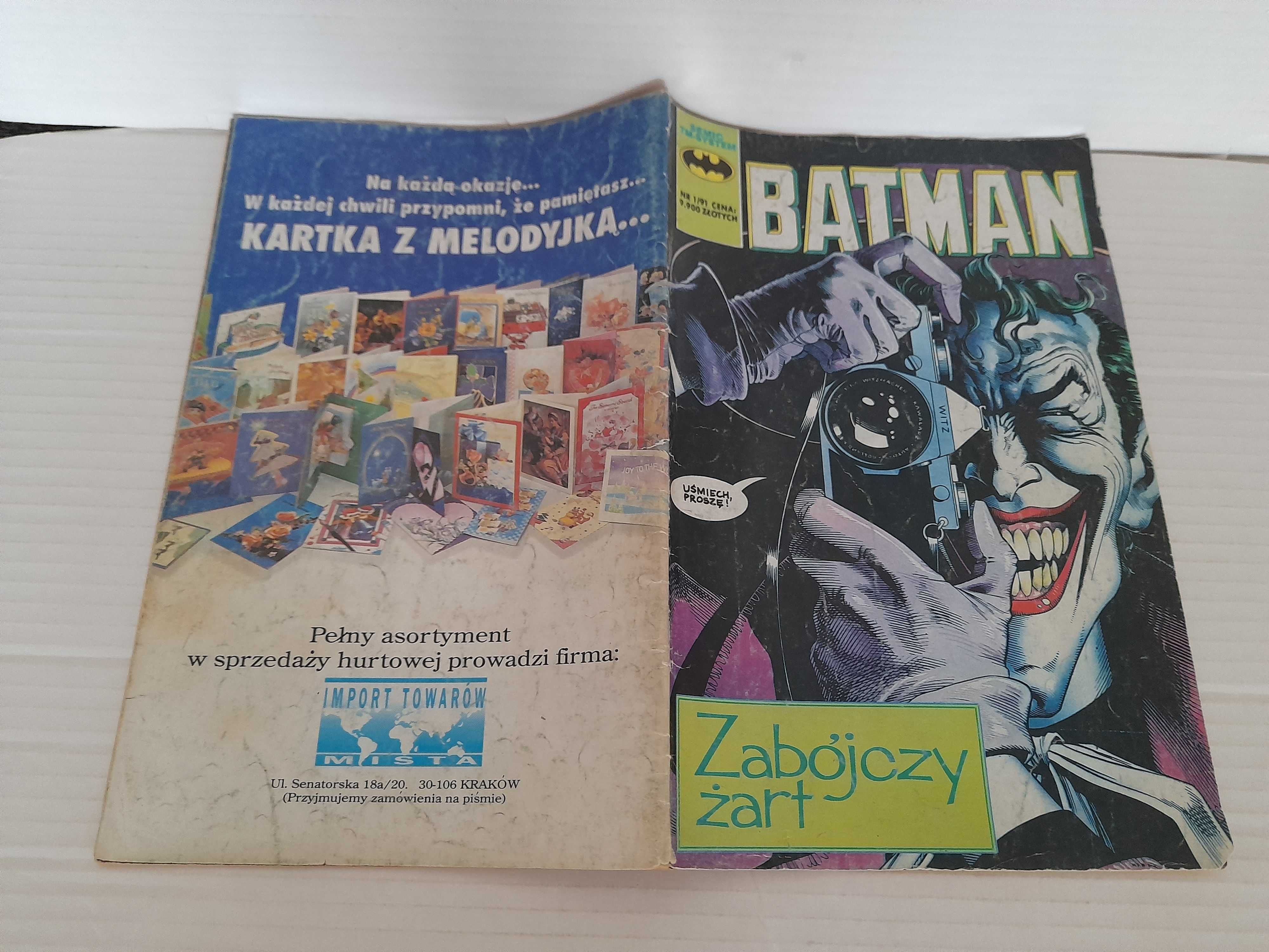 Komiks BATMAN ZABÓJCZY ŻART TM-SEMIC Numer 1/1991 Alan Moore