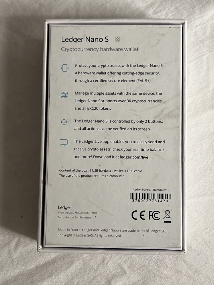 Ledger para criptomoeda