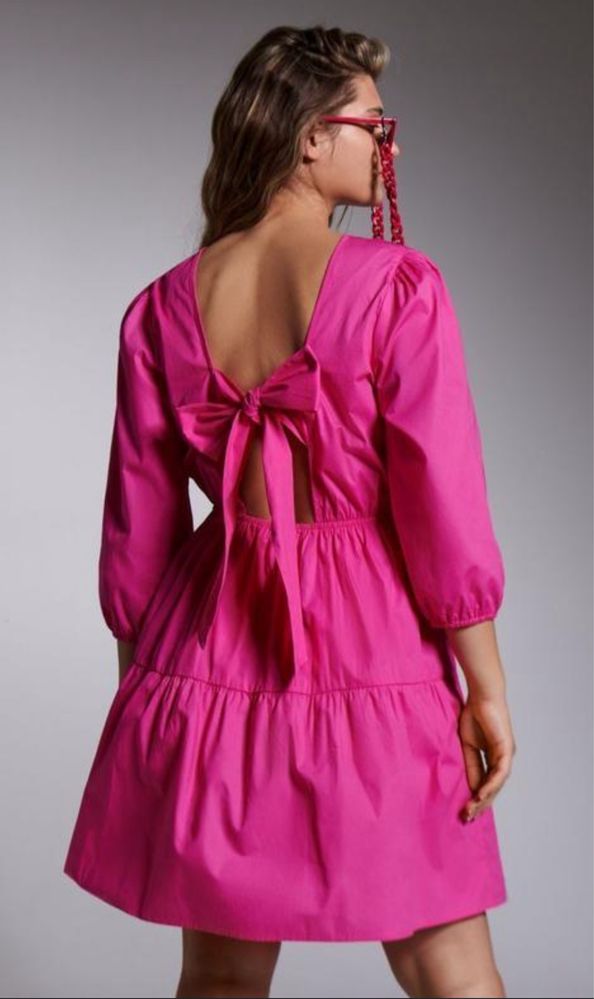 плаття рожеве з бантиком