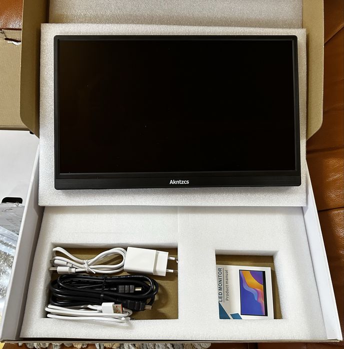 Сенсорний портативний монітор 15.6" Akntzcs HD156 Full HD IPS 60Гц