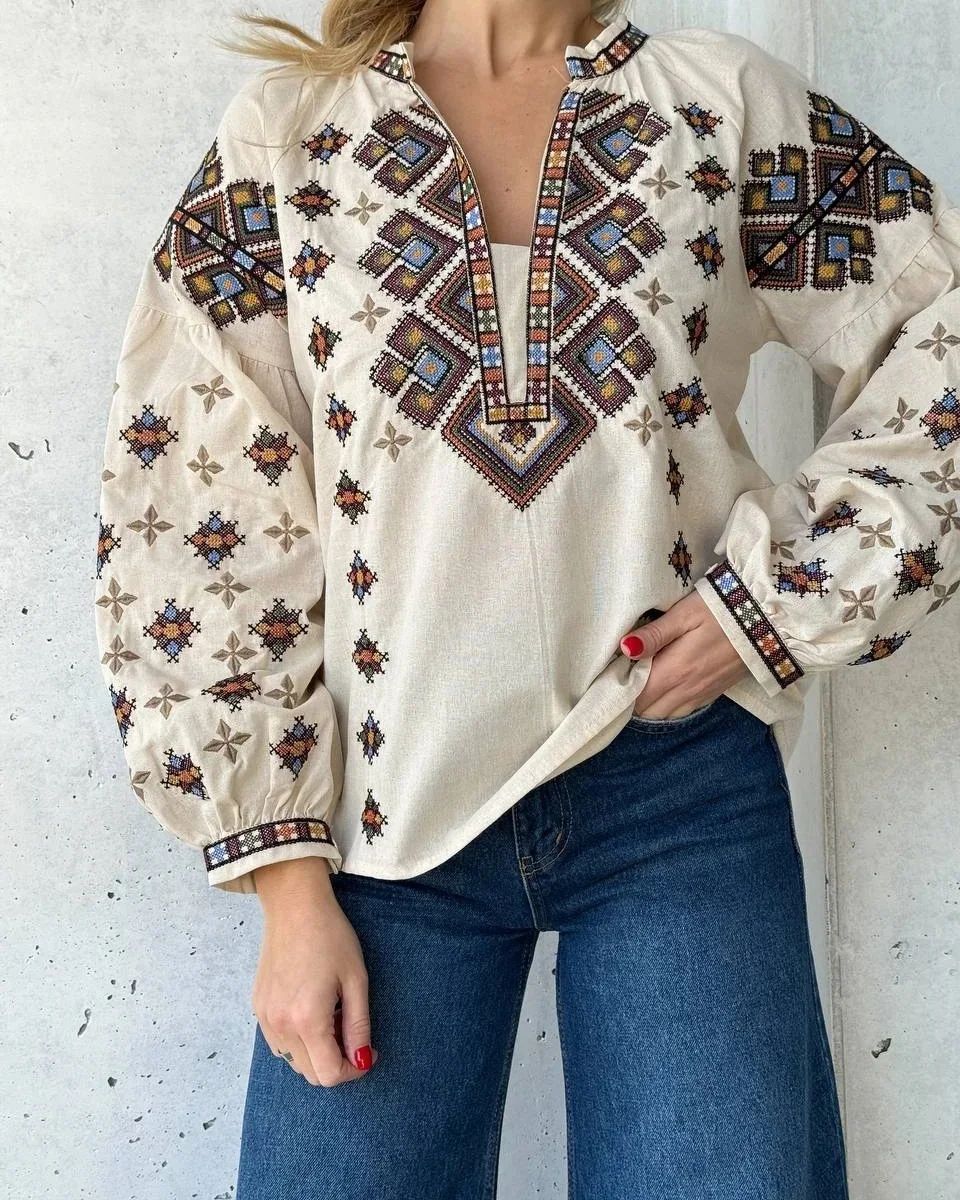 Вишита блуза/вишита сорочка/вишиванка xl,xxl,xxxl /український одяг
