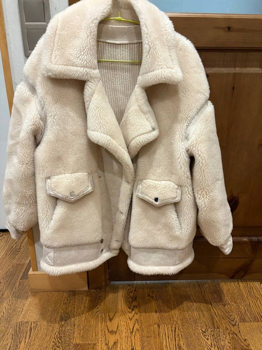 Бомбер із овчини