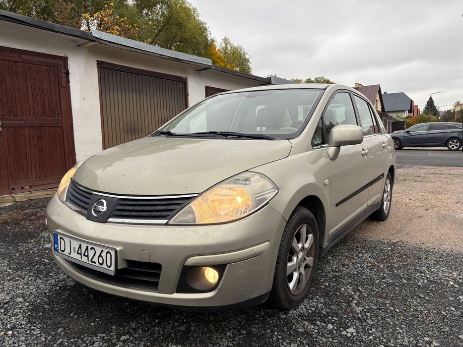 Nissan Tiida Sedan,salon Polska, klimatronik, czujniki,
