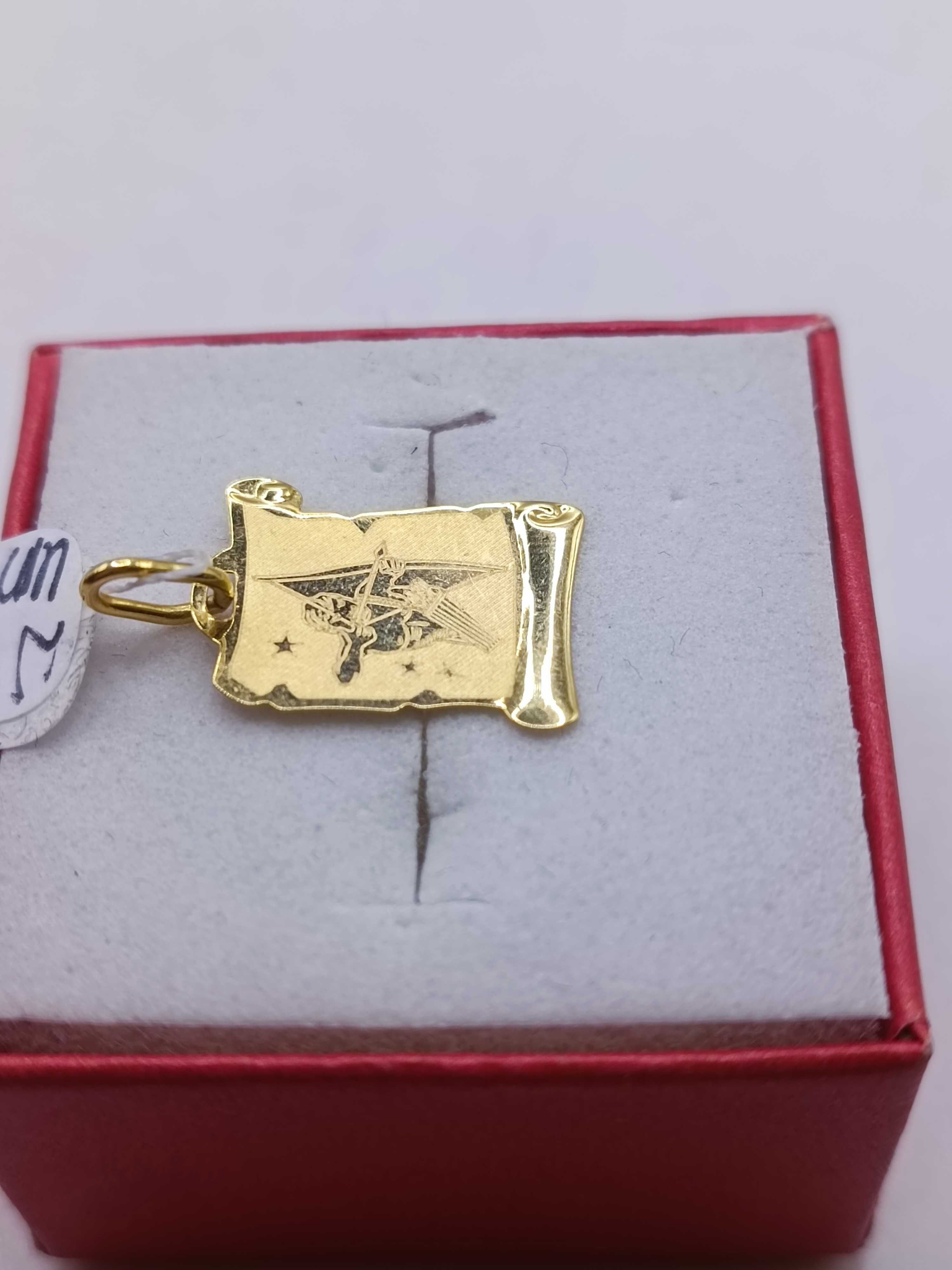 Złota Zawieszka Złoty Wisiorek Znak Zodiaku PR585 14K 747/12/24L