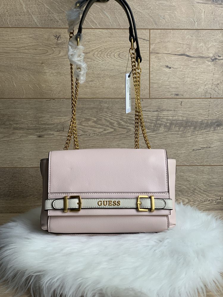 жіноча сумка guess розова