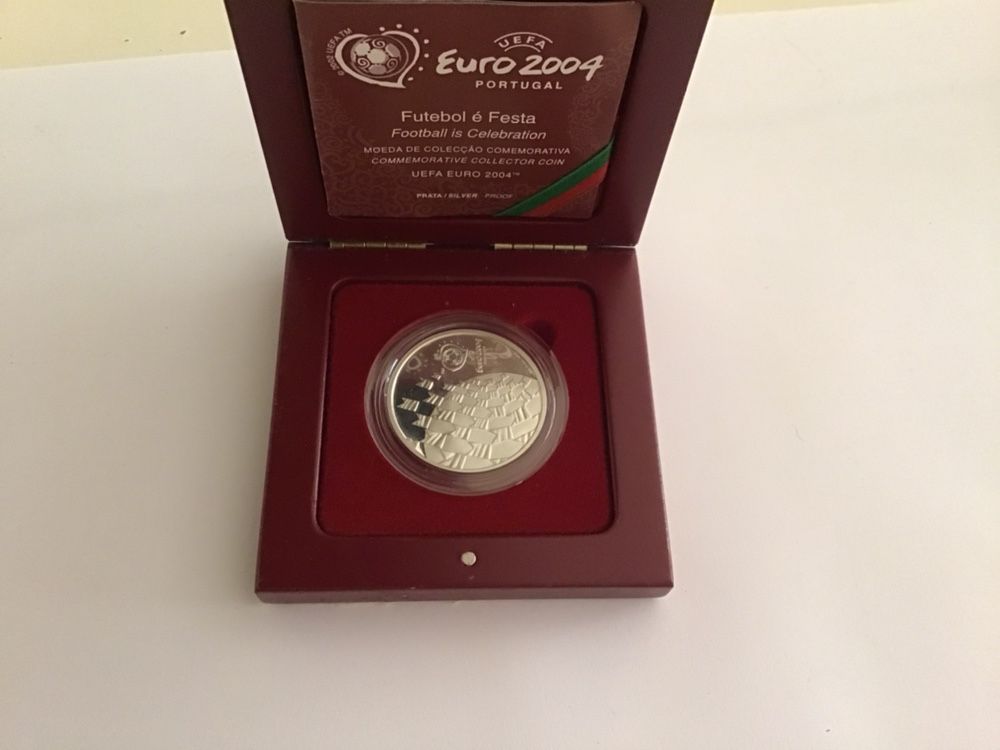 Moeda prata Euro 2004