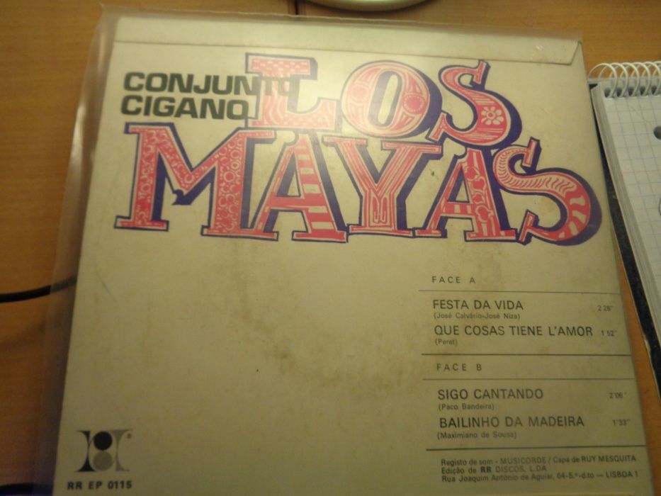 Disco Single Los Mayas Festa da Vida Conjunto Cigano Oferta Envio