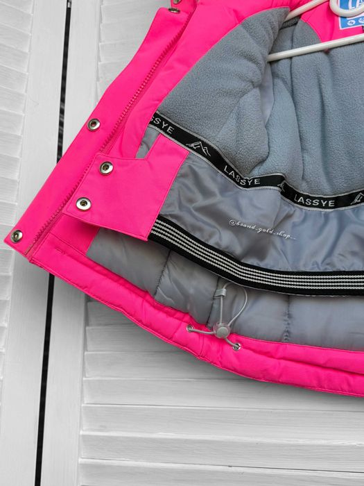 Зимовий термо комплект комбінезон для дівчинки Lassye 74-98