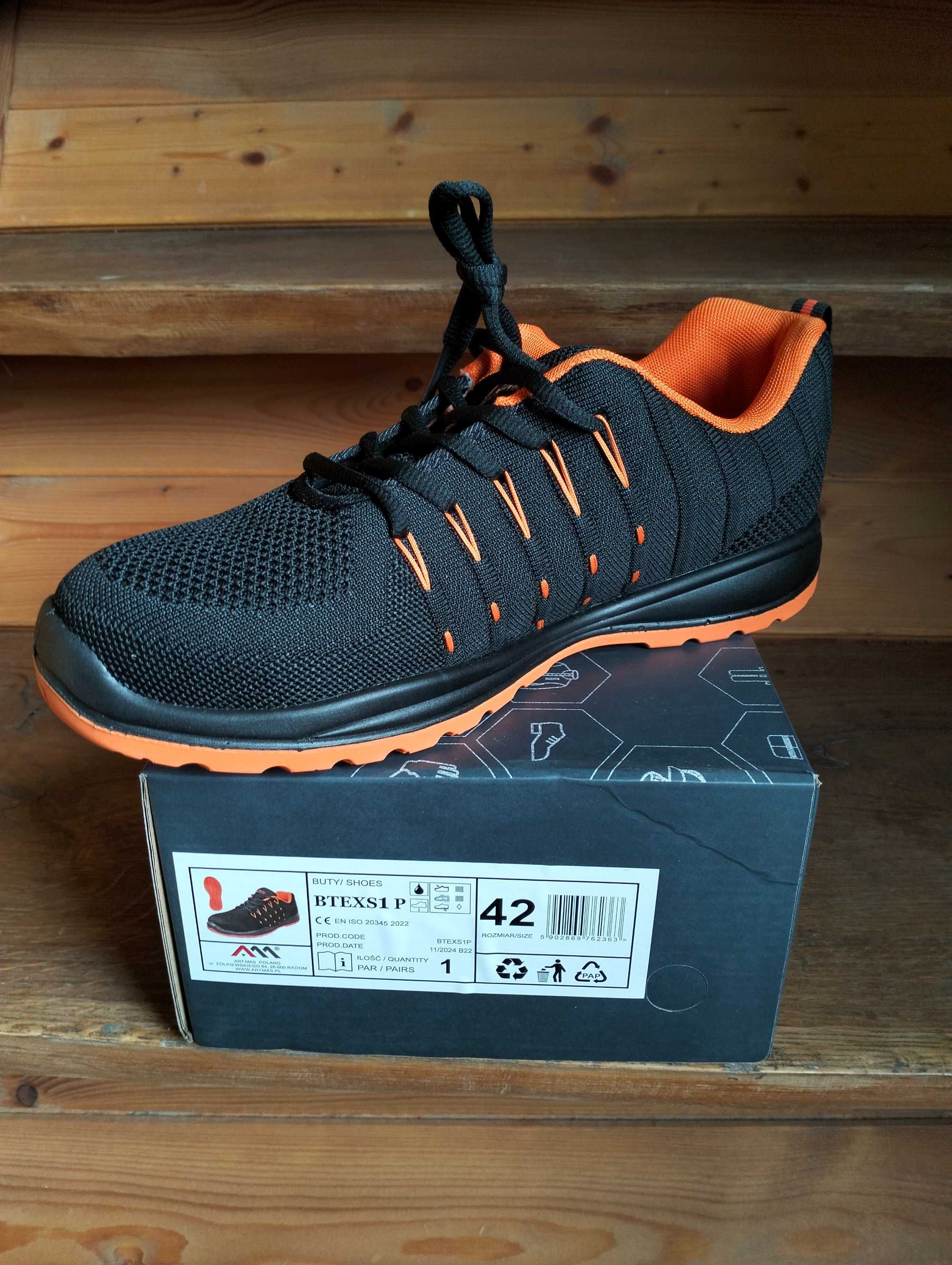 Buty ochronne robocze BTEX S1P 42