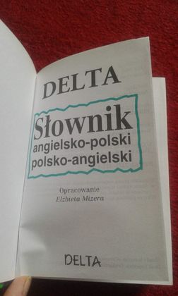 delta slownik polsko angielski, ang-pol