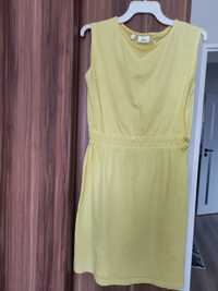 Sukienka letnia bawełniana żółta