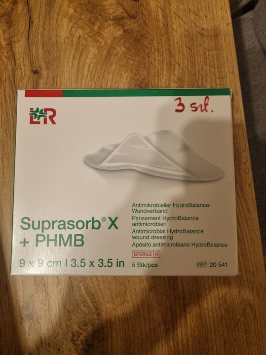 Suprasorb X + PHMB antybakteryjny opatrunek hydroaktywny, 3 szt.