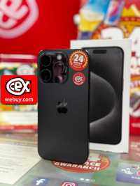 Telefon iPhone 15 Pro 256GB tytan czarny CeX Gdynia