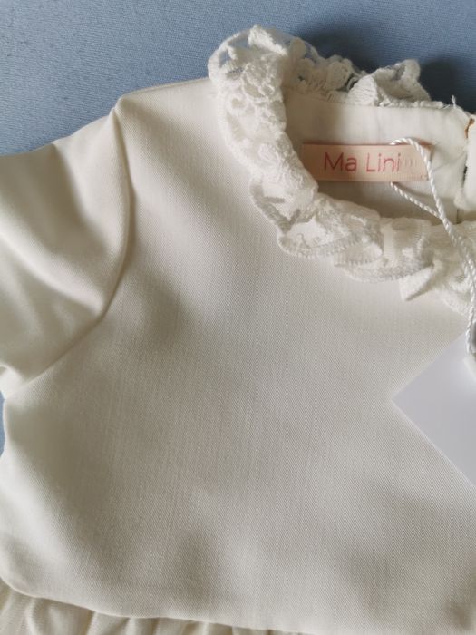 NOWA sukienka na chrzest chrztu sesja święta Koronka Ma lini 56/62